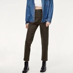 Aritzia Wilfred Free Belen‎ High Rise Straight Leg Cargo Pants Size 2